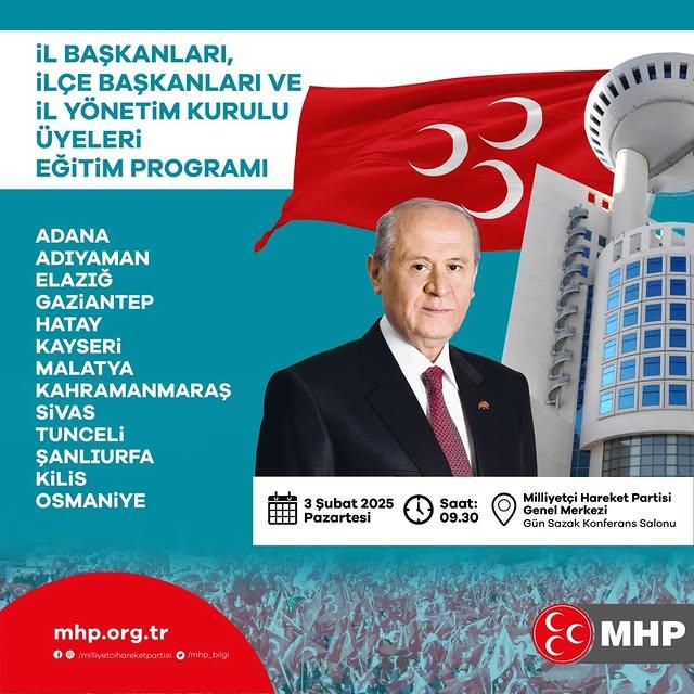 Milliyetçi Hareket Partisi Üyeleri Ankara'da Eğitim Programına Katıldı