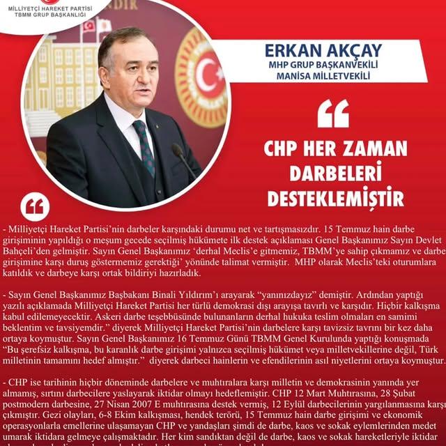 Erkan Akçay'ın Darbe İddiaları Tepki Çekti