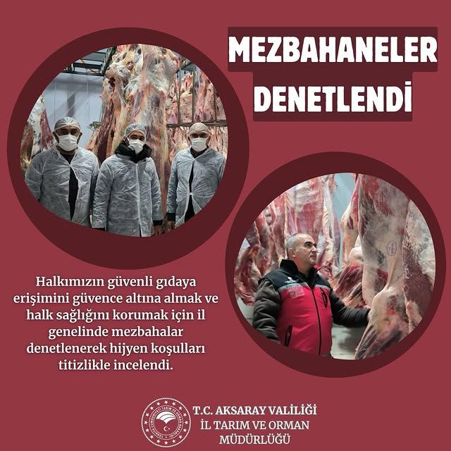 Mezbaha Denetimleri ile Güvenli Gıda Temini Sağlanıyor