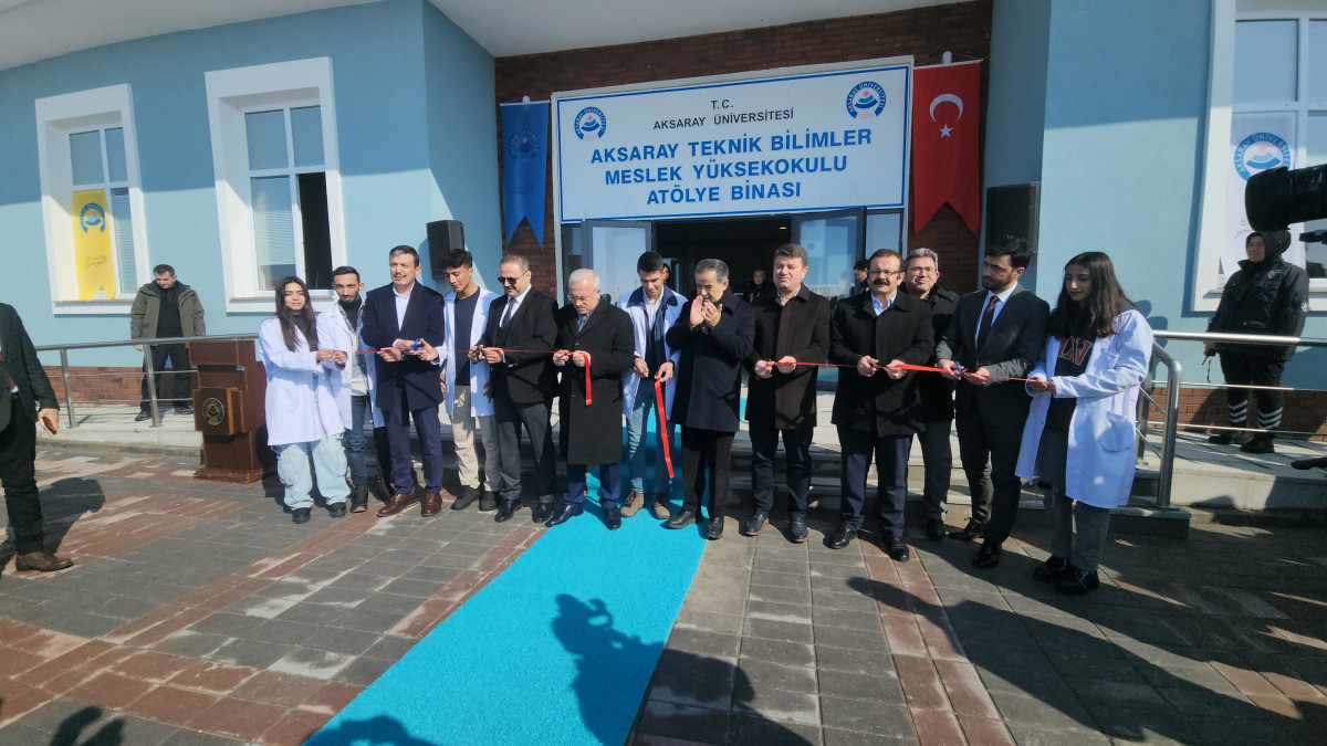 Aksaray'da Yeni Eğitim Yatırımı: Teknik Bilimler Meslek Yüksekokulu Atölyesi Hizmete Açıldı