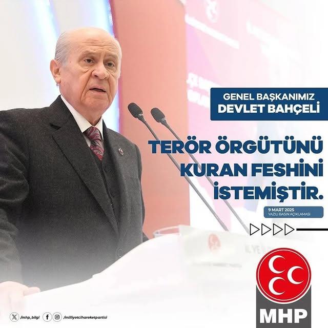 MHP Lideri Devlet Bahçeli'den 