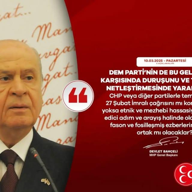 MHP Aksaray İl Başkanı Burhanettin Karataş ve Merkez İlçe Başkanı Muhsin Arslan'ın İmralı Çağrısı