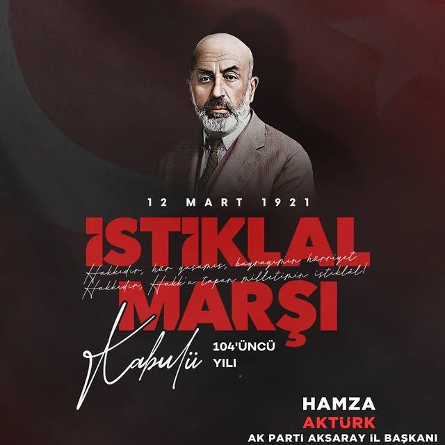 Ak Parti Aksaray İl Başkanı Hamza Aktürk: 