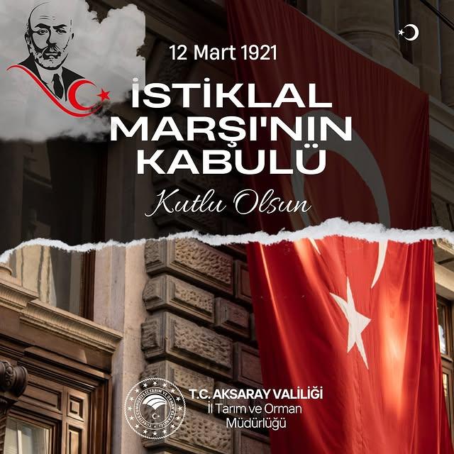 Aksaray'da İstiklal Marşı'nın Kabulü Kutlandı