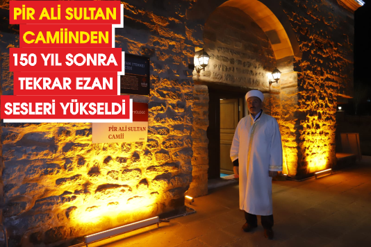 Aksaray'da Tarihi Pir Ali Sultan Camii 150 Yıl Sonra Ezana Açıldı