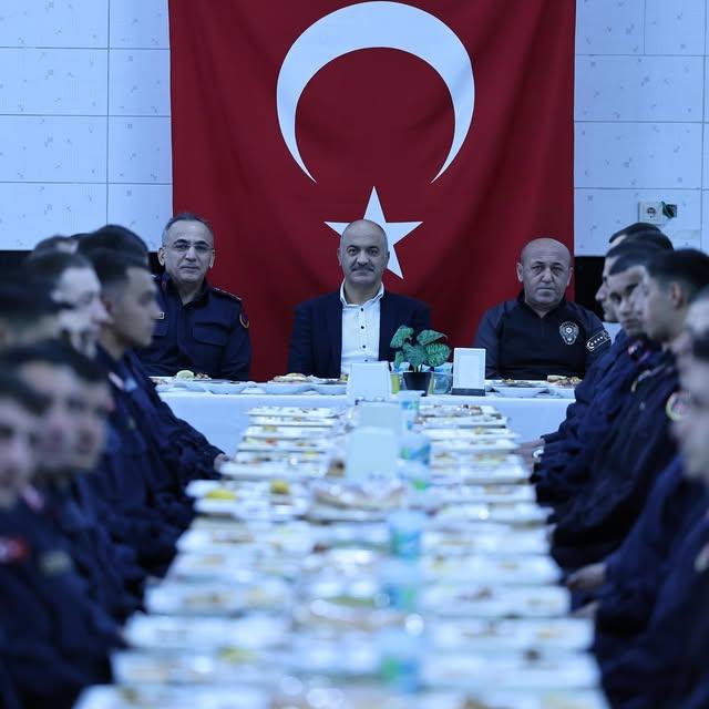 Aksaray'da Güvenlik Personeli İftar Programında Bir Araya Geldi