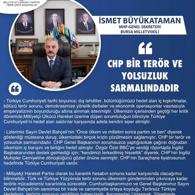 Büyükatağan'ın Saraçhane Mitingi Hedefinde Türkiye Var