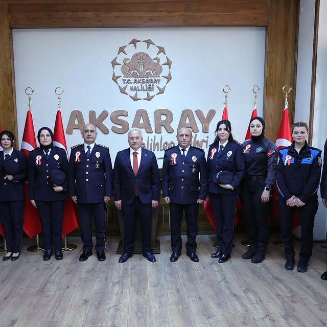 Aksaray Emniyetinden Valiliğe Tebrik Ziyareti