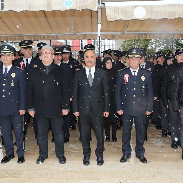 Aksaray'da Şehitler Anısına Polis Haftası Programı