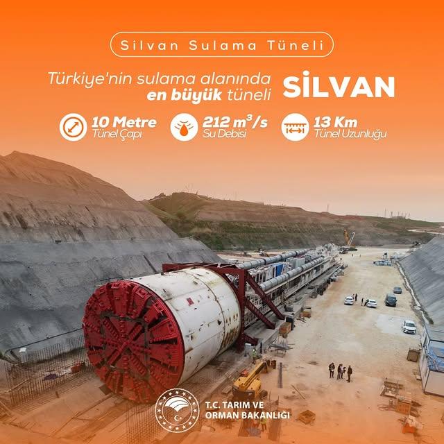 Silvan Sulama Tüneliyle Anadolu'ya Bereket
