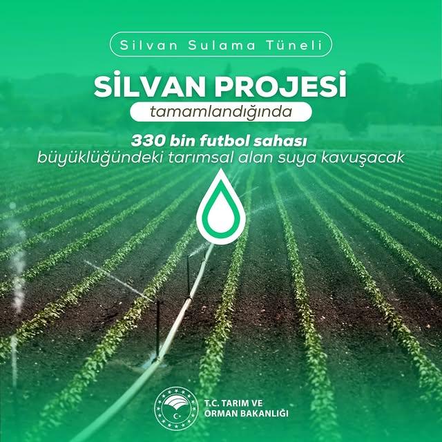 Silvan Projesi ile Aksaray'da 330 Bin Futbol Sahası Büyüklüğünde Tarımsal Alan Sulama İmkanına Kavuşacak