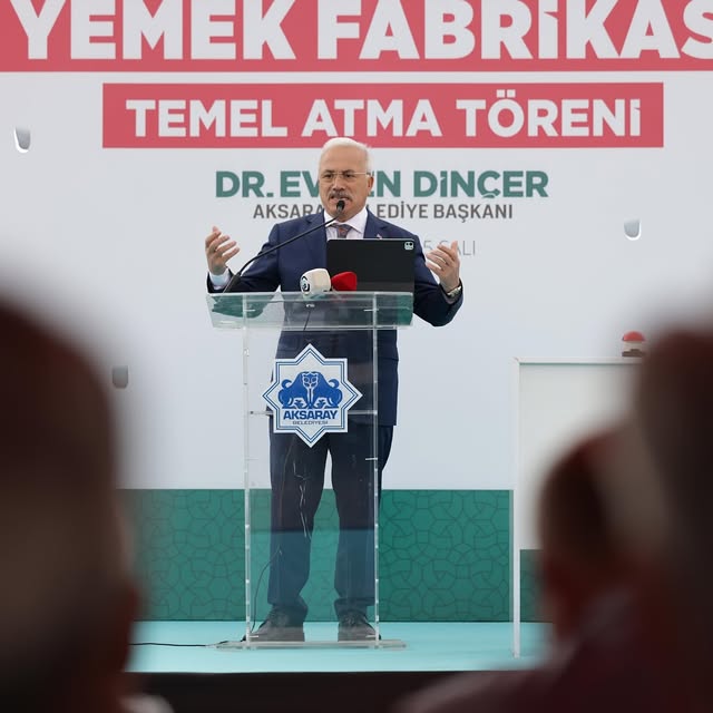 Aksaray'da Yeni Belediye Yemek Fabrikası: Temel Atma Töreni Düzenlendi