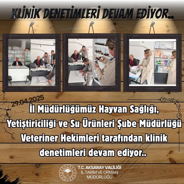 Aksaray'da Hayvancılık Kontrolleri Devam Ediyor