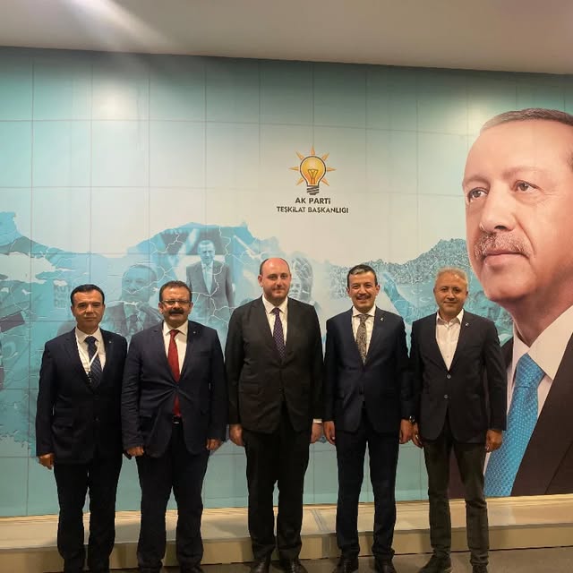 Aksaray AK Parti İl Başkanı ve Heyeti, Teşkilat Başkanını Ziyaret Etti