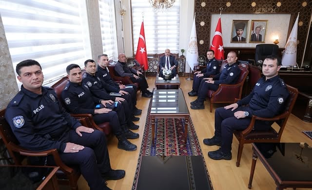 Aksaray Valisi Kumbuzoğlu, Emniyet Teşkilatıyla İstişarede Bulundu