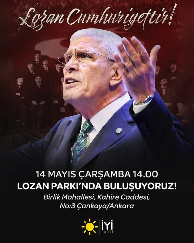 İYİ Parti, Lozan Parkı'nda Vatanseverlere Çağrı Yaptı