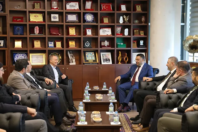 AKSAYATSO Başkanı Koçaş'a MÜSİAD'dan Ziyaret