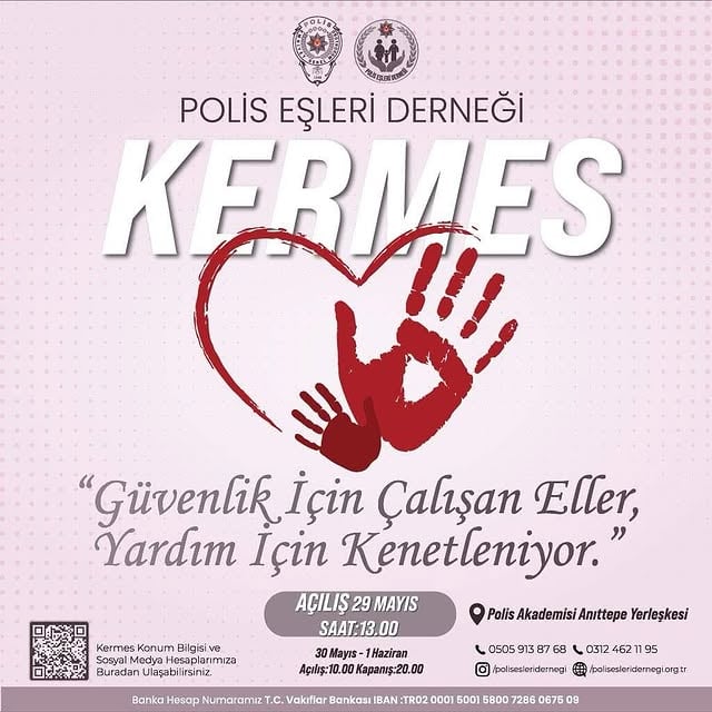 Emniyetten duyuruldu Şehit ve Gazi Çocuklarına Destek Kermesi