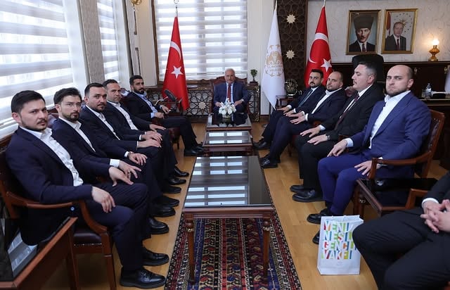Aksaray Valisi Kumbuzoğlu, TÜGVA Genel Başkanı Beşinci'yi Ağırladı