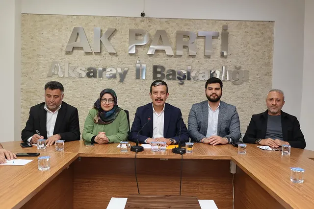 Aksaray AK Parti İl Yönetimi Haftalık Toplantısı Gerçekleşti