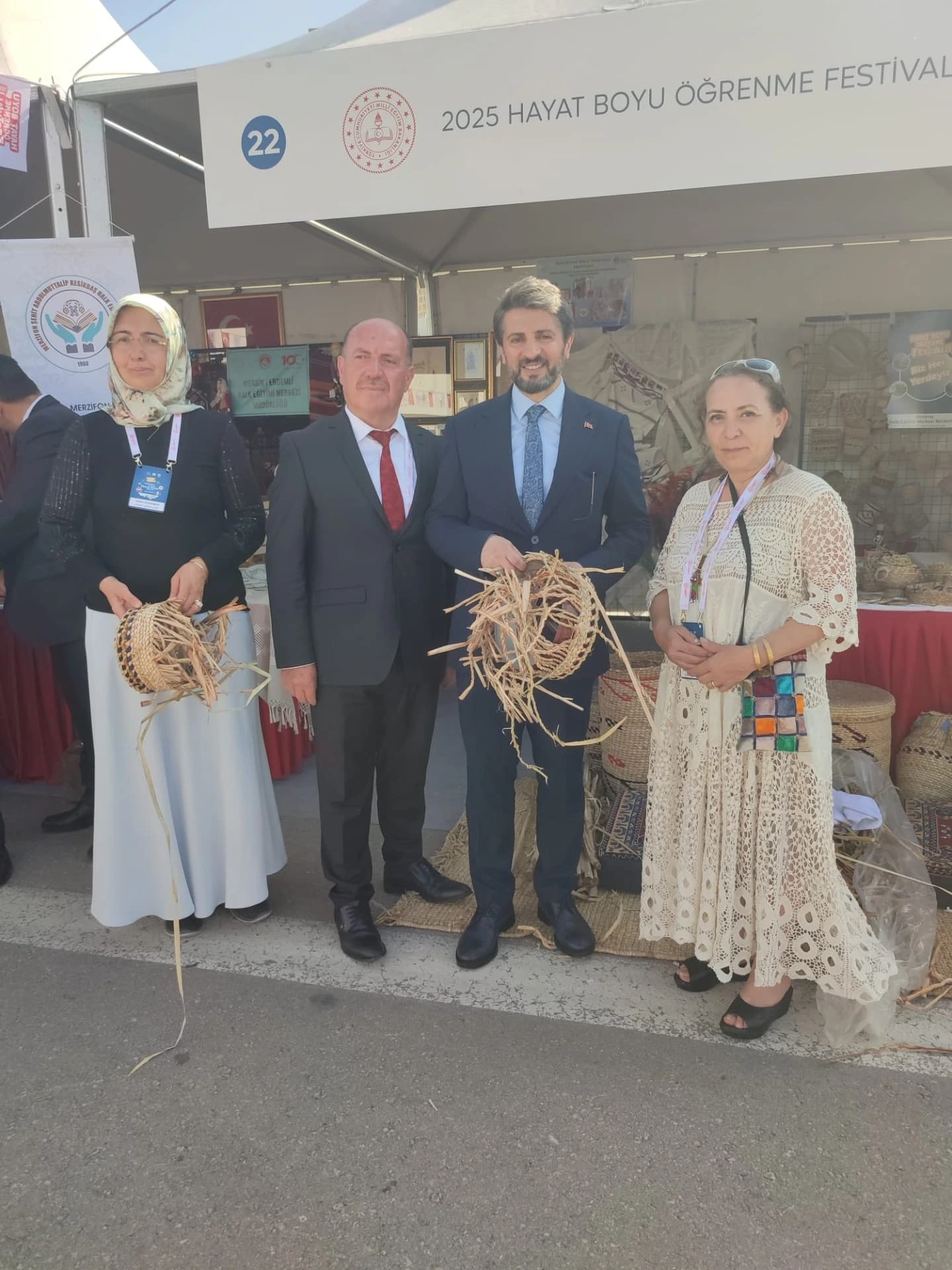 Aksaray Gülağaç Sepetleri Hayat Boyu Öğrenme Festivali'nde Sergilendi