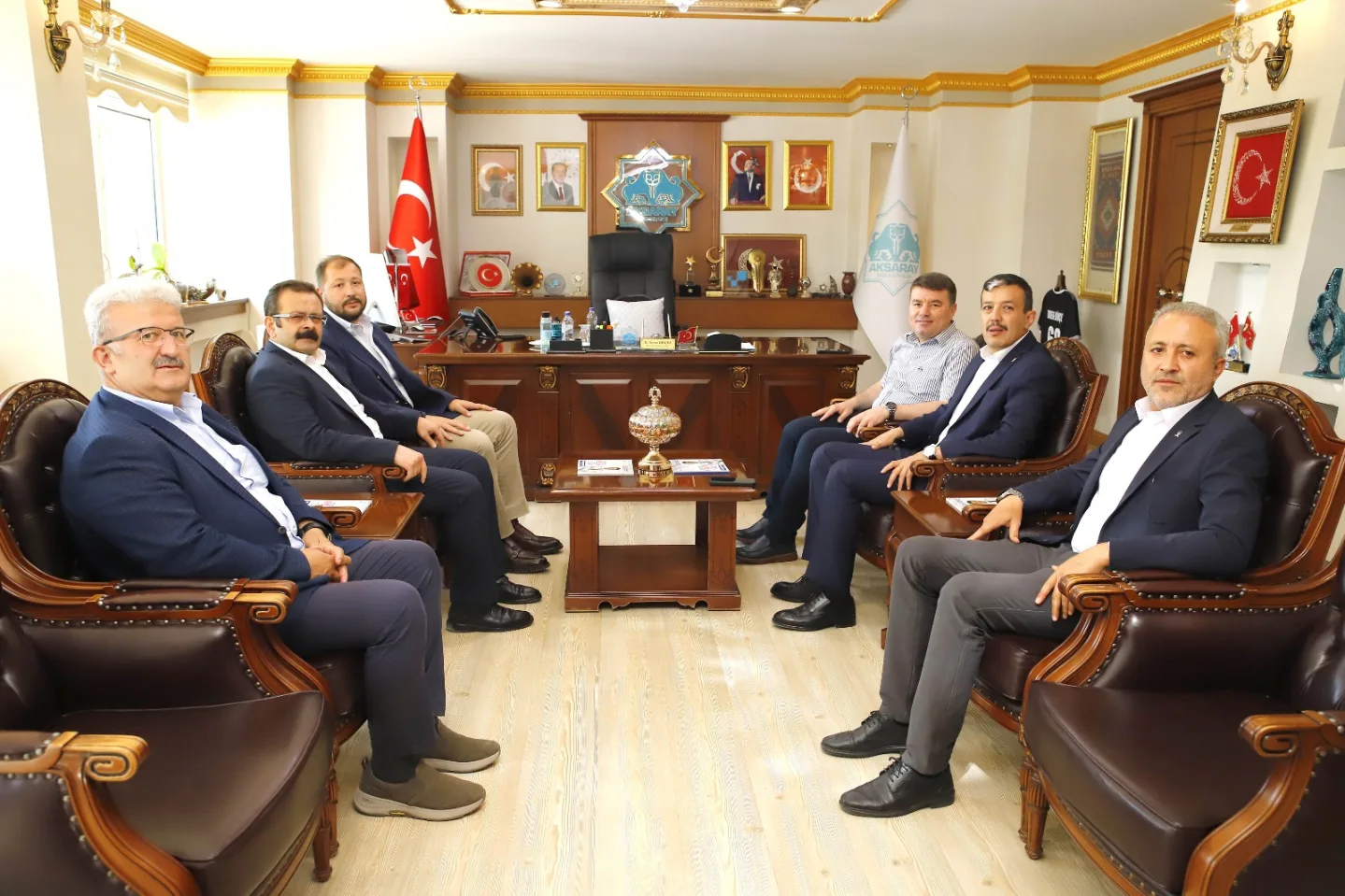 Aksaray Belediye Başkanı Evren Dinçer'den AK Parti İl Koordinatörüne Ziyaret