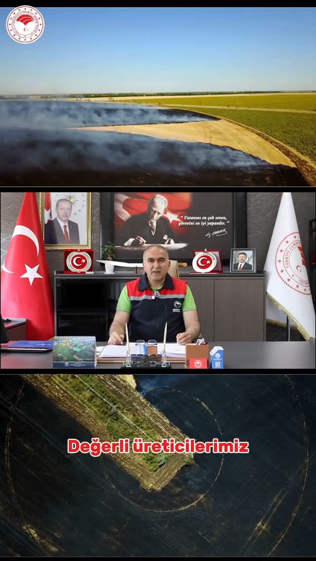 Aksaray'da Anız Yakmanın Zararları Vurgulandı