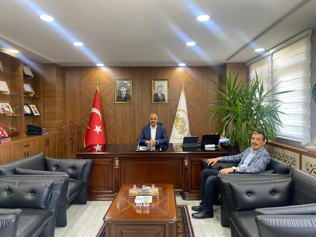 AK Parti Aksaray İl Başkanı Hamza Aktürk, İl Özel İdaresi'ni Ziyaret Etti