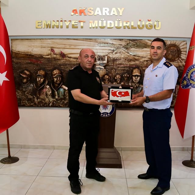 Aksaray Emniyet Müdürü'ne Veda Ziyareti