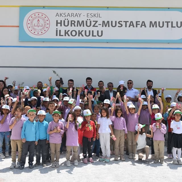 Minik Ellerle Doğaya Umut Ektiler: Aksaray'da Anlamlı Fidan Dikim Etkinliği