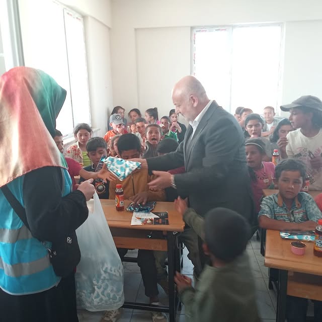 Aksaray İl Müftüsü Veysel Işıldar Mevsimlik Tarım İşçisi Çocuklarını Ziyaret Etti