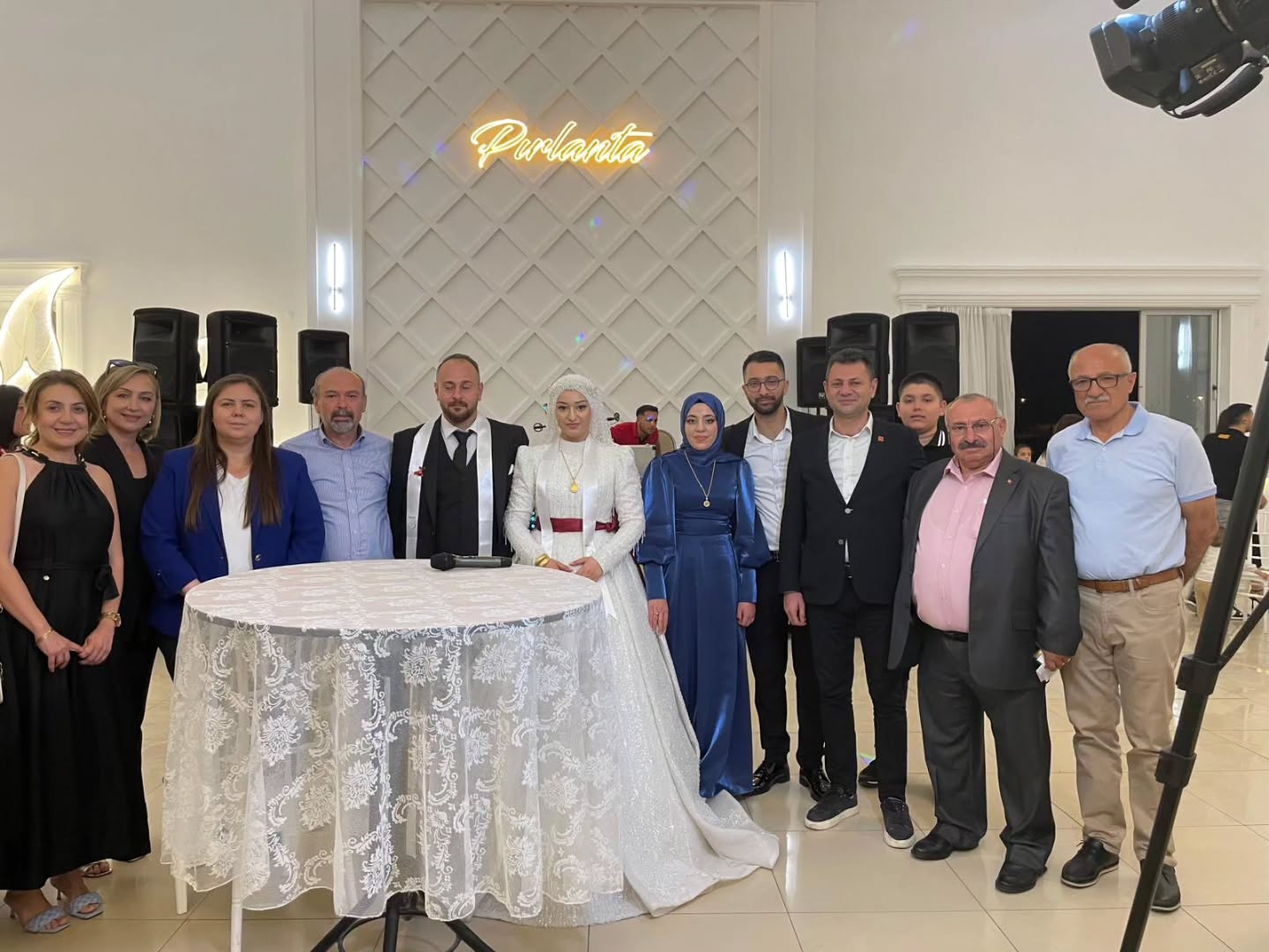 Ali Abbas Ertürk, Partili Taceddin Demir'in Oğlunun Düğününe Katıldı