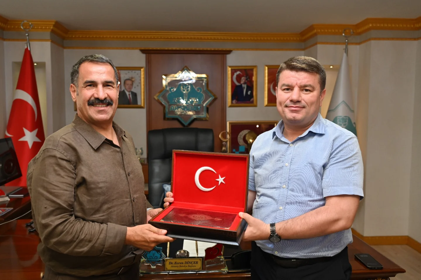 Başkan Dinçer, AK Parti Genel Merkez Yerel Yönetimler Başkan Yardımcısı Cemil Yaman'ı Ağırladı