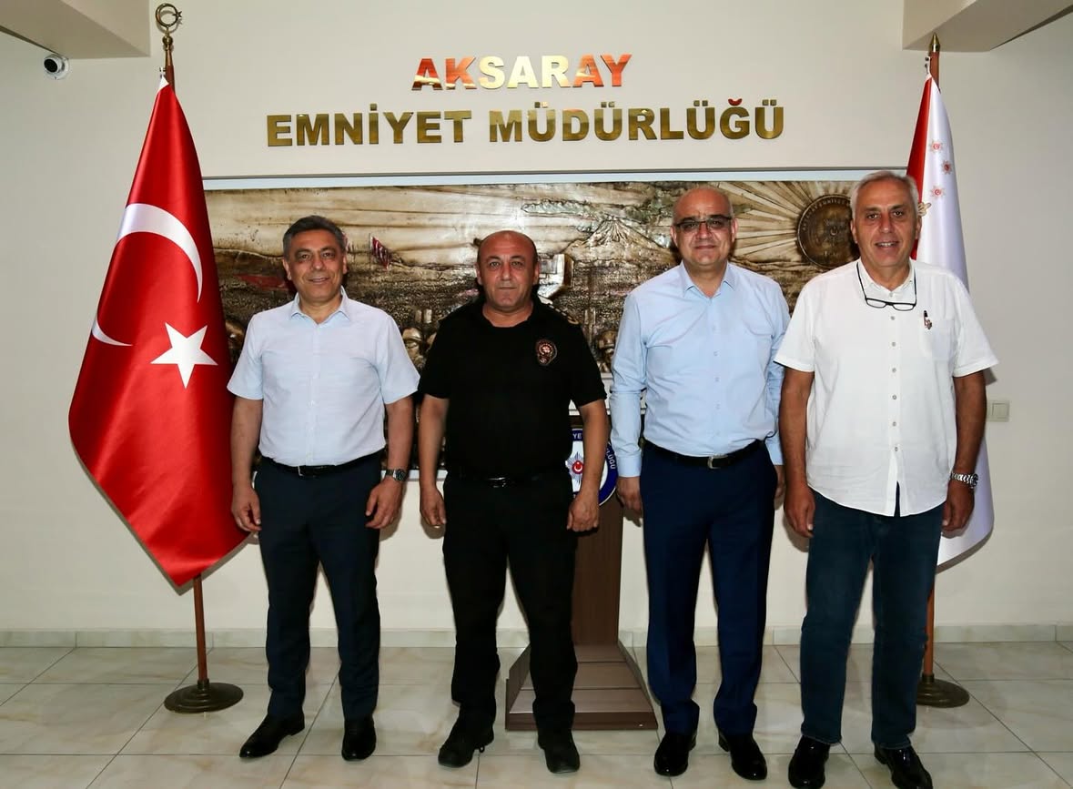 Aksaray Emniyet Müdürü Demir'i Özel Hastane Yöneticileri Ziyaret Etti