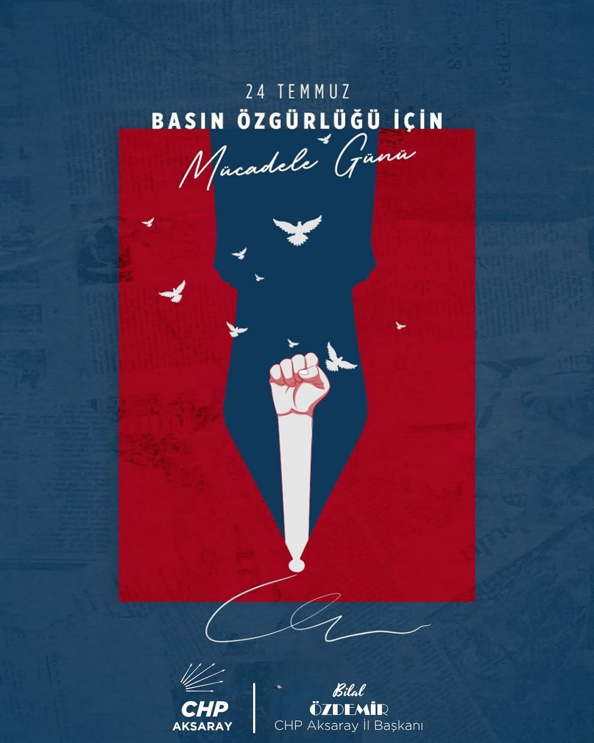 24 Temmuz Basın Özgürlüğü Günü'nde Gazetecilere Destek Çağrısı