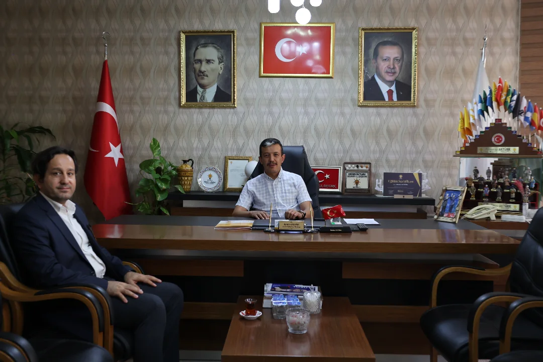 KOSGEB Aksaray Müdürü, AK Parti İl Başkanı Aktürk'ü Ziyaret Etti