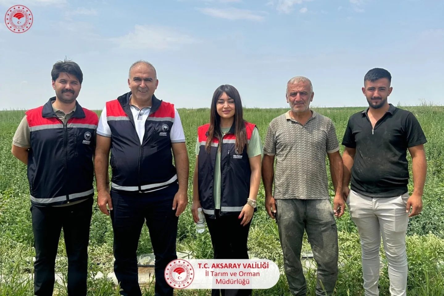 Aksaray'da Üreticilerle Buluşma: Kavun ve Karpuz Tarlalarında Kontrol