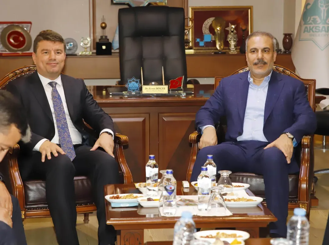 Aksaray Belediye Başkanı Dinçer, Dışişleri Bakanı Fidan'ı Ağırladı