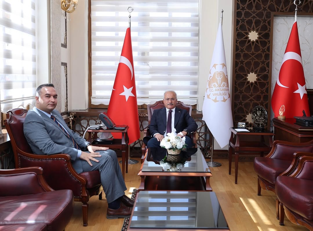Ankara Şereflikoçhisar Başsavcısı Aksaray Valisi'ni Ziyaret Etti