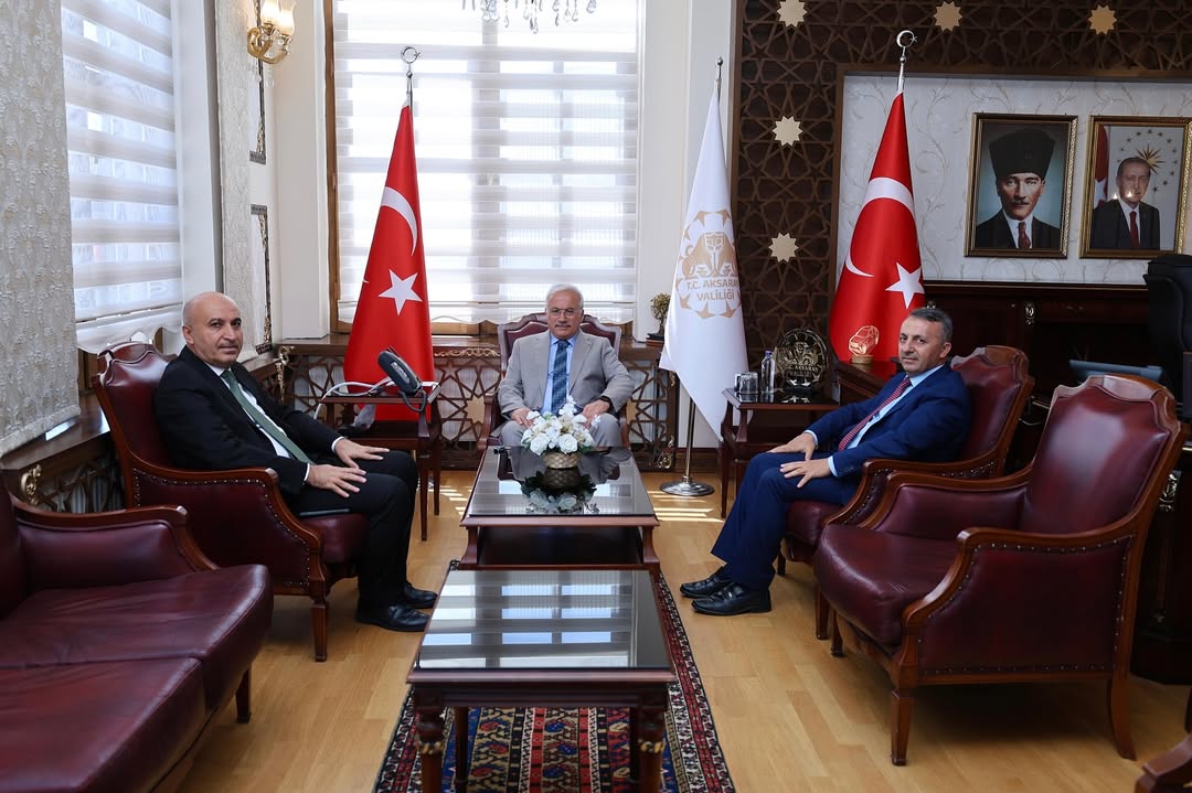 Aksaray Valisi Mehmet Ali Kumbuzoğlu, Milli Eğitim Bakanlığı Müfettişlerini Kabul Etti