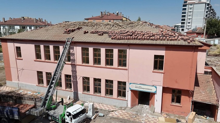 Aksaray'da 1930 Gazipaşa İlkokulu Yerine Yeni Eğitim Kampüsü İnşa Ediliyor