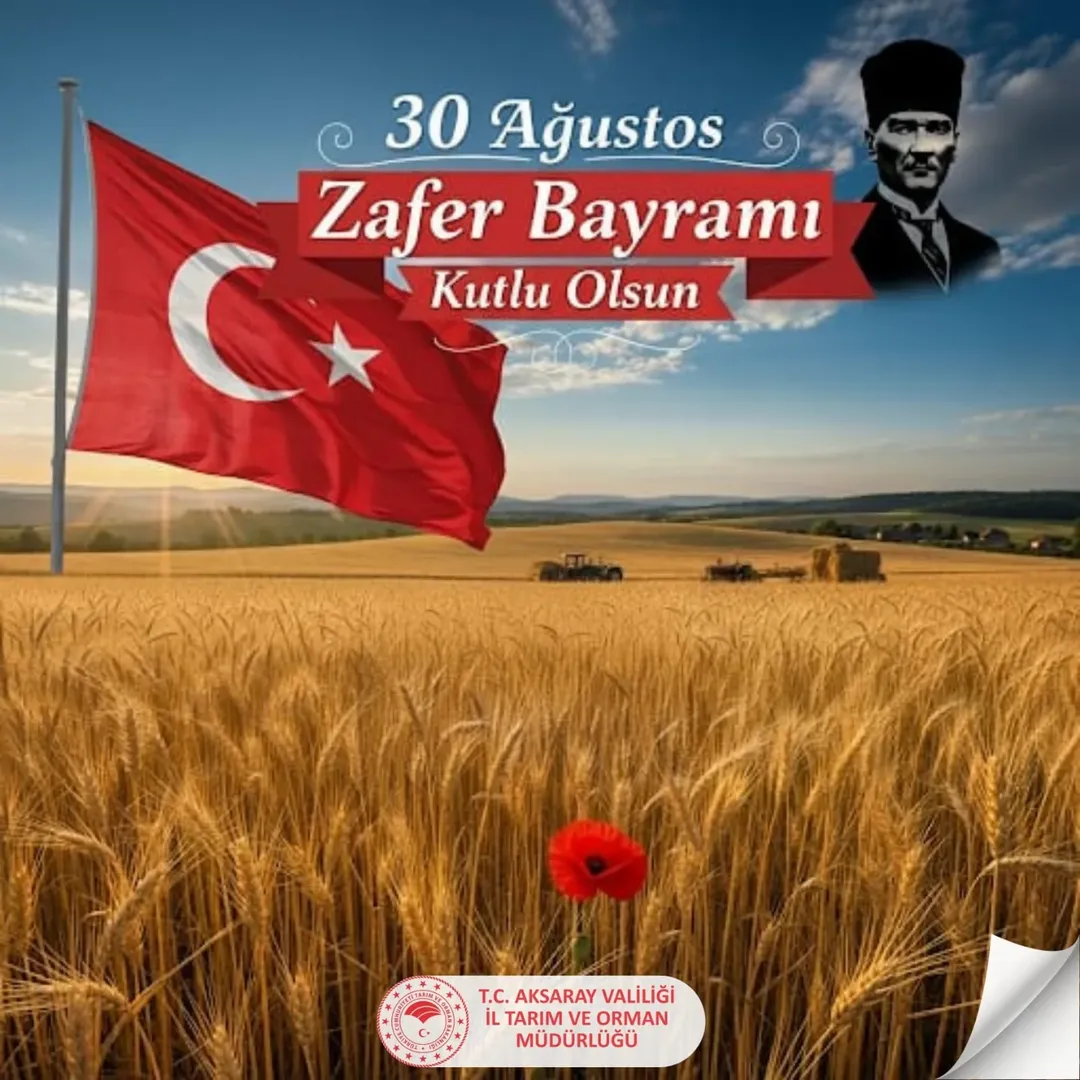 Aksaray'da 30 Ağustos Zafer Bayramı Kutlamaları Tarım Sektörünü de Coşturdu