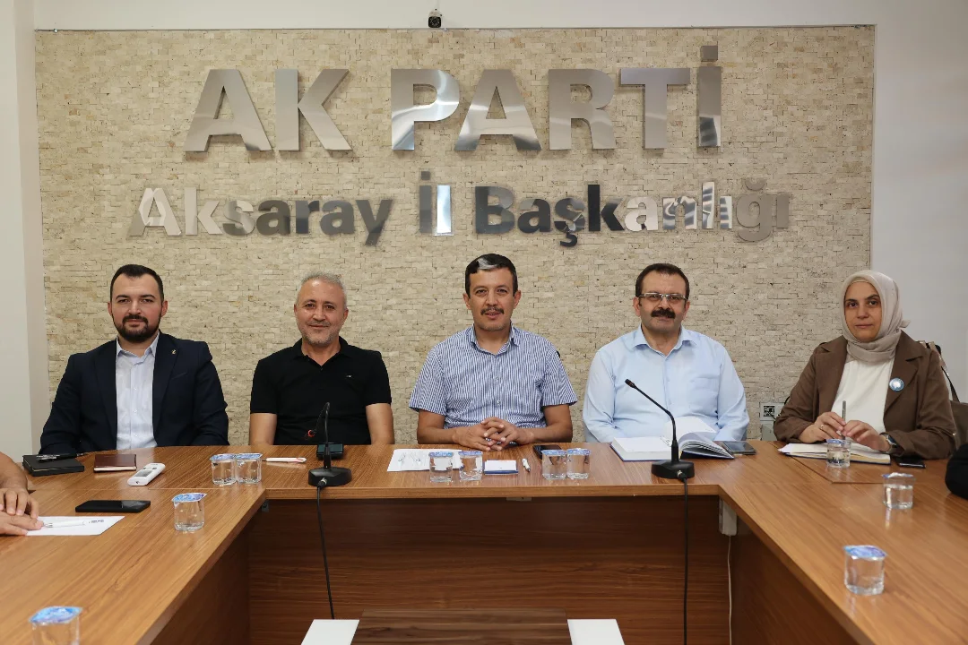 AK Parti Aksaray İl Başkanı Aktürk, Haftalık İl Yürütme Kurulu Toplantısı Gerçekleştirdi