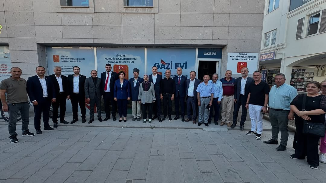 İYİ Parti Heyeti Aksaray'da Muharip Gazileri Ziyaret Etti