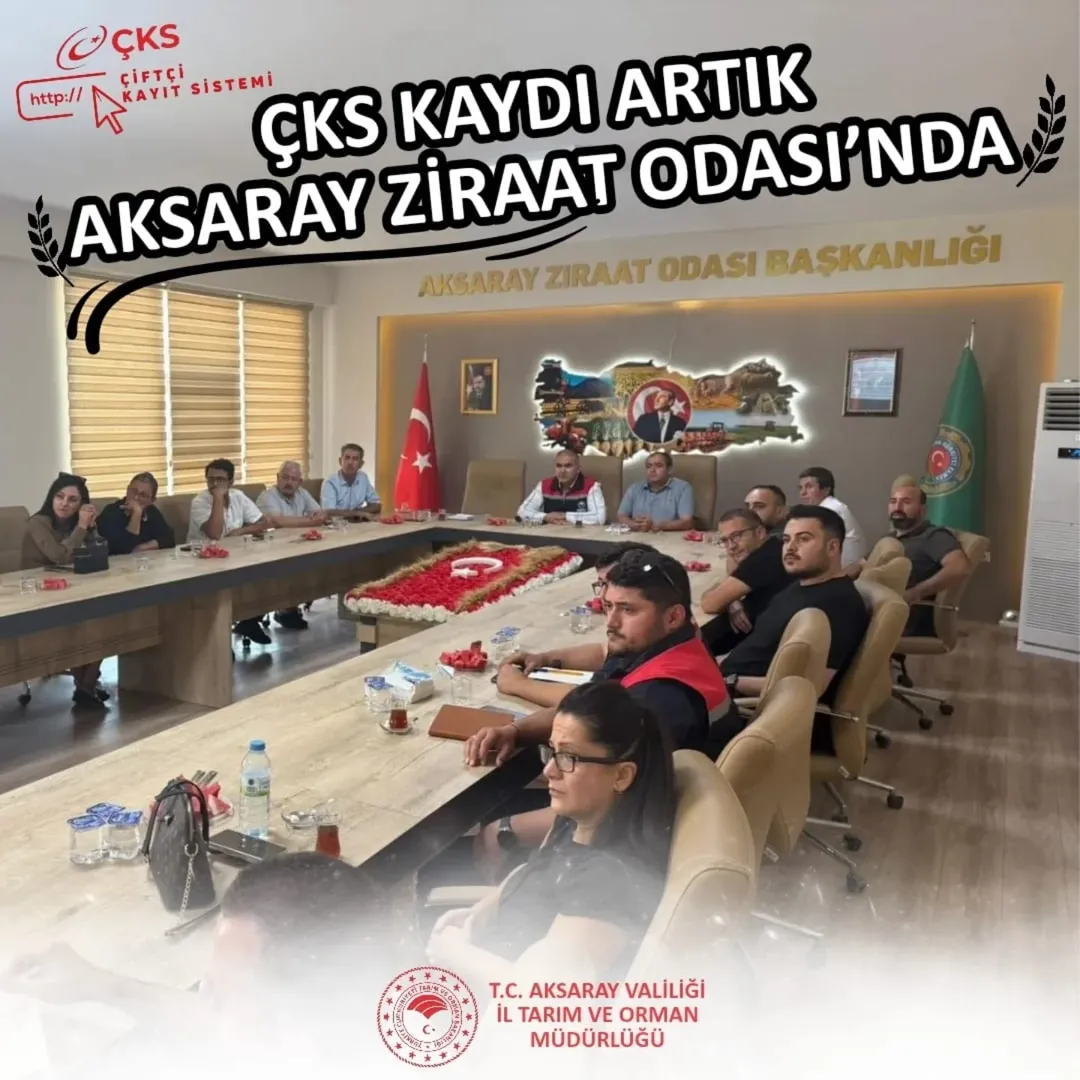 Aksaray'da ÇKS Başvuruları Artık Ziraat Odaları Aracılığıyla Yapılacak