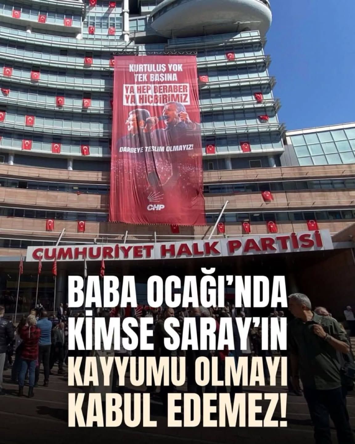 Ali Abbas Ertürk ve Bilal Özdemir'den Saray Kayyumluğuna Tepki