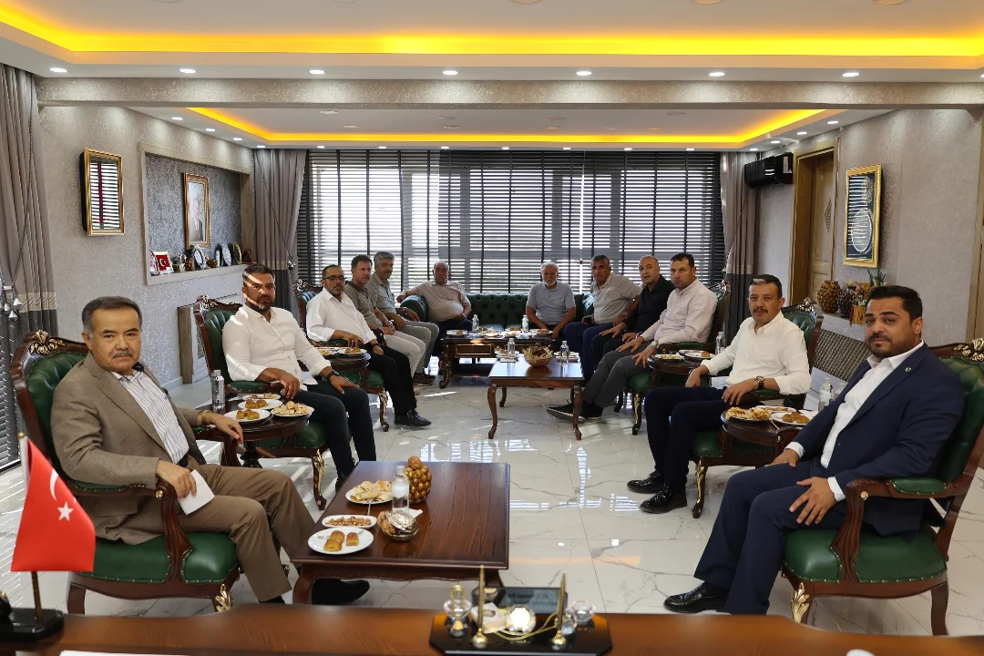 AK Parti Aksaray İl Başkanı Aktürk, Ağaçören Belediyesi'ni Ziyaret Etti