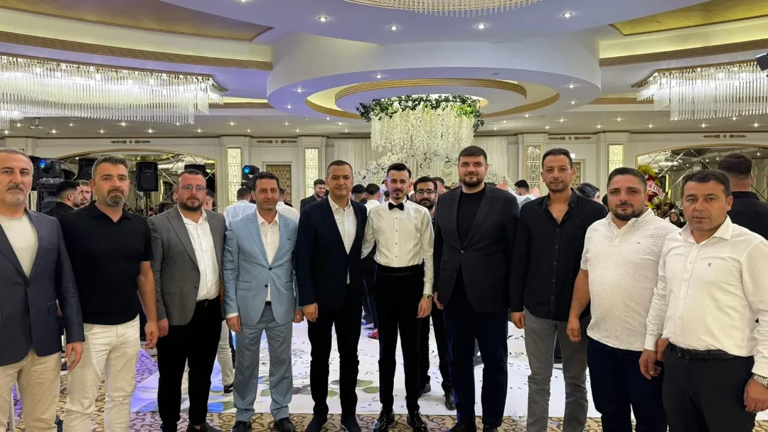Aksaray İyi Parti İl Başkanı ve Merkez İlçe Başkanı, Neriman ve Hasan'ın Düğün Törenine Katıldı