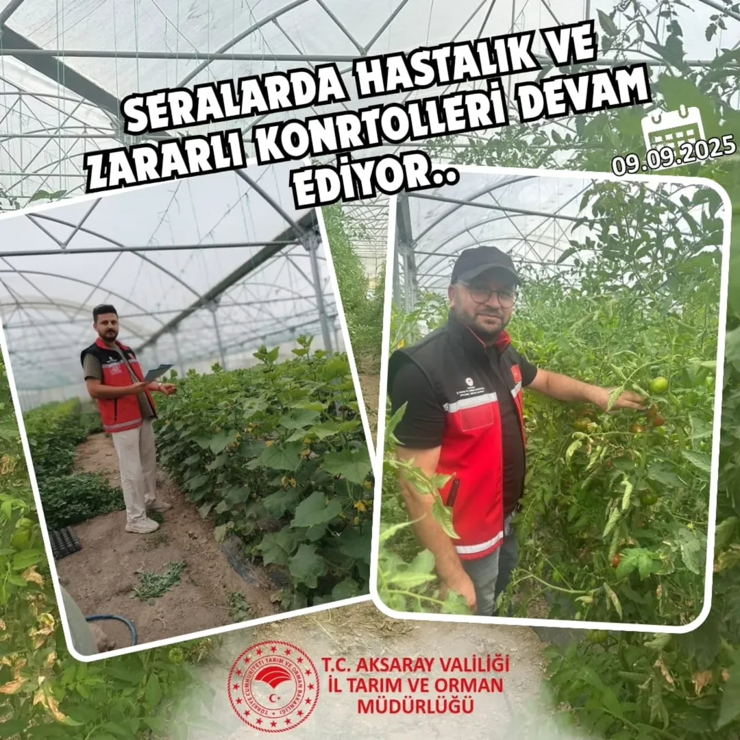 Aksaray'da Tarım Alanlarında Hastalık ve Zararlı Kontrolleri Artıyor