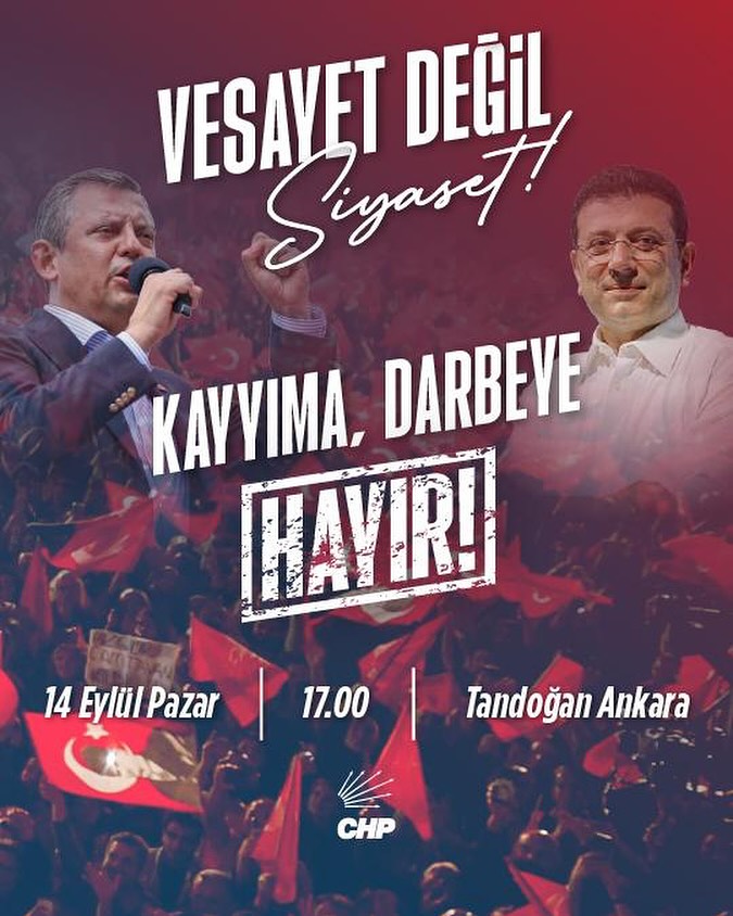 Ankara'da Kayyıma ve Darbeye Karşı Protesto Eylemi